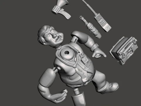TMNT バーン 3Dプリントモデル