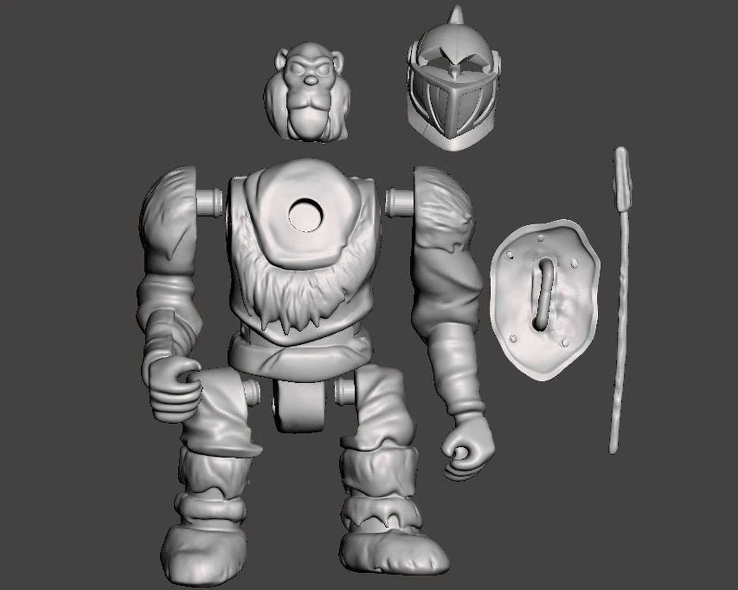 SNOWMAN THUNDERCATS 3D Print Model .c4d .max .obj .3ds .fbx .stl .blend