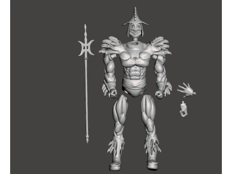 टीएमएनटी सुपर श्रेडर नेका 3D प्रिंट मॉडल