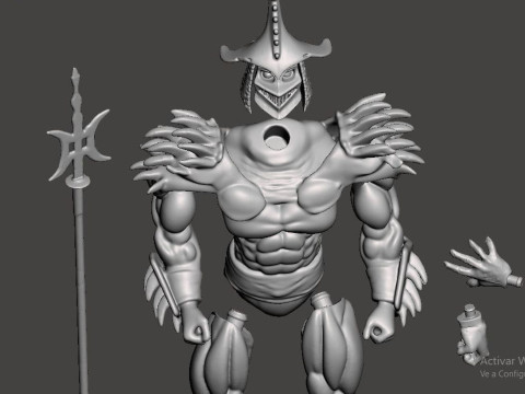 TMNT SUPER SHREDDER NECA 3D Druckmodell
