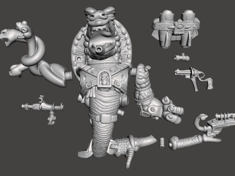 TMNT SCALE TAIL 3D Druckmodell