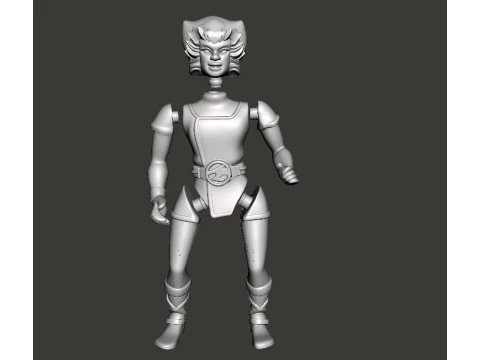 THUNDERCATS WILY KAT VINTAGE 3D Baskı Modeli