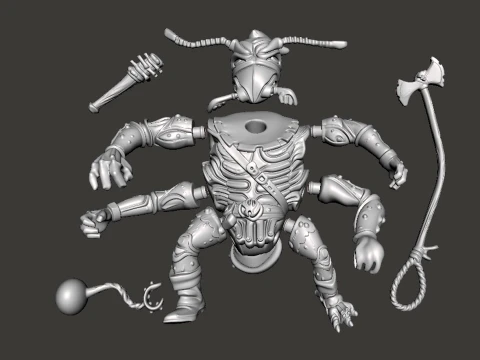 TMNT ANTRAX Model do druku 3D