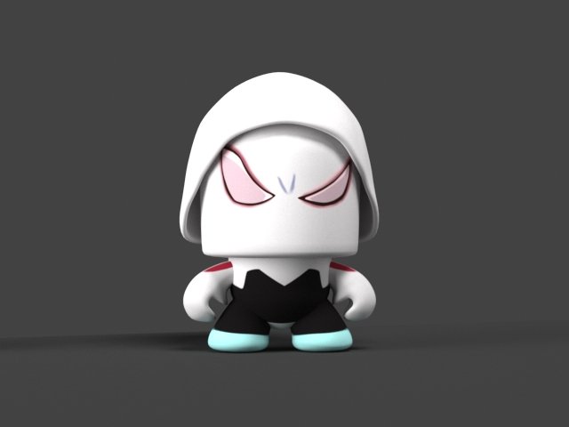 spider wen Modelo 3D .c4d .max .obj .3ds .fbx .stl .blend 