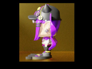tokoyami towa towa sama chibi version style of namiorii 3D Print Model