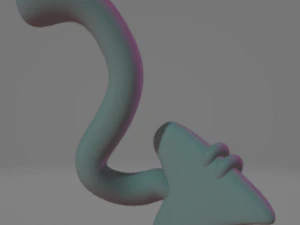 tokoyami towa towa sama chibi version style of namiorii 3D Print Model