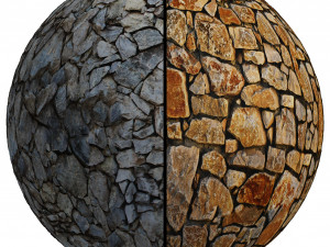 fb71 stone wall 2 mat 4k seamless CG Textures