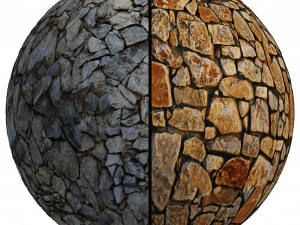 fb71 stone wall 2 mat 4k seamless CG Textures