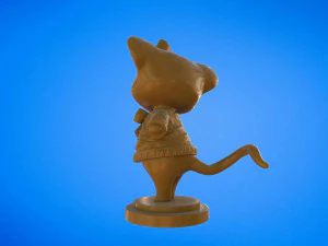 Cat 3D Print Model