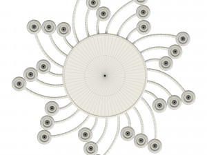wall clock set 3D Модель