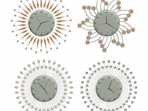 wall clock set 3D Модель