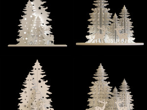 christmas decorations 3D Model