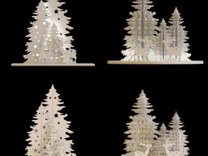 クリスマスの飾り 3Dモデル