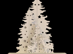 クリスマスの飾り 3Dモデル