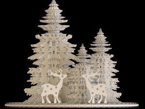 christmas decorations 3D Model