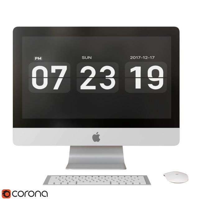 imac computer 3D Model .c4d .max .obj .3ds .fbx .stl .blend