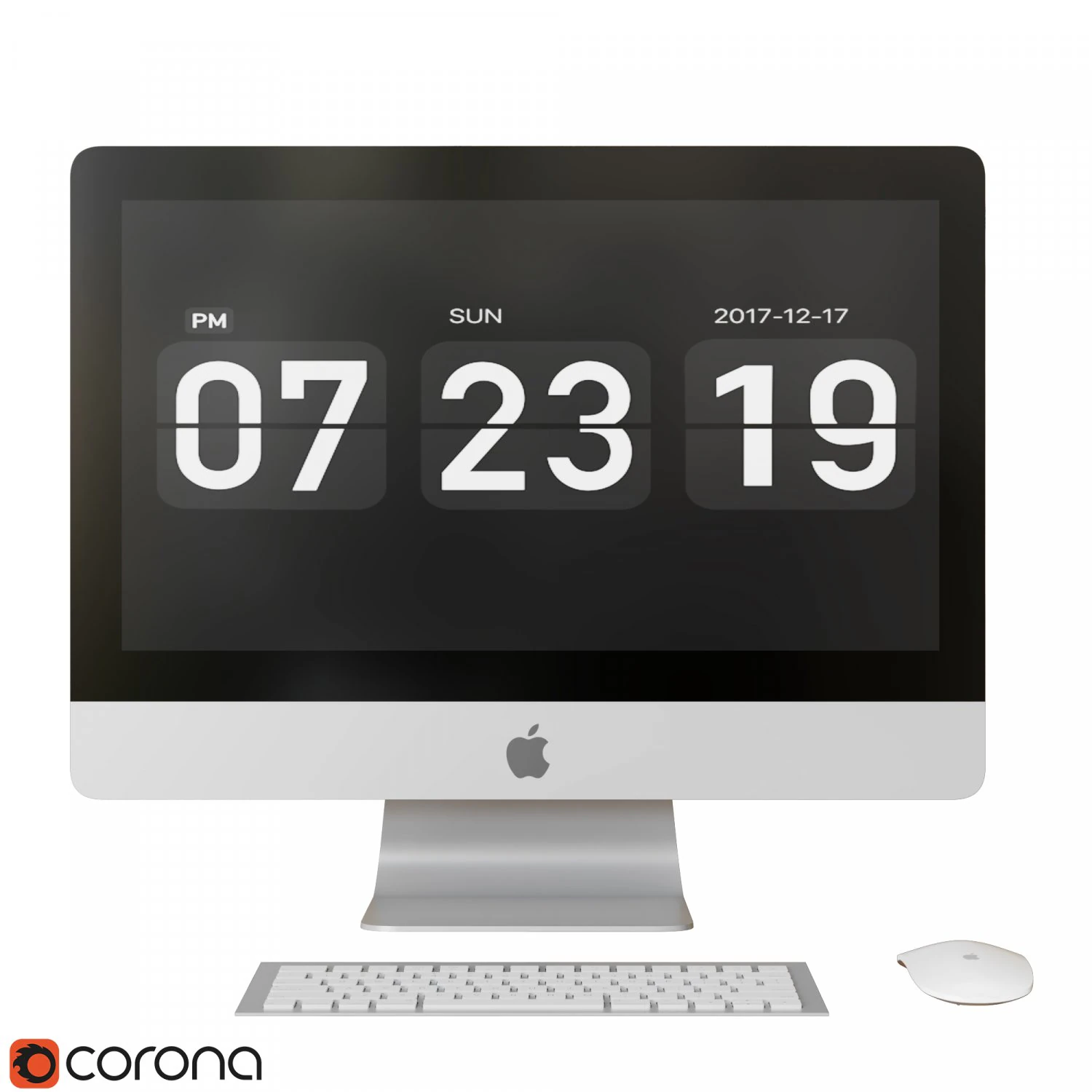 imac computer 3D Model .c4d .max .obj .3ds .fbx .stl .blend 
