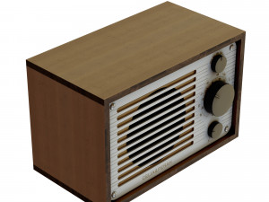 radio 3D 모델