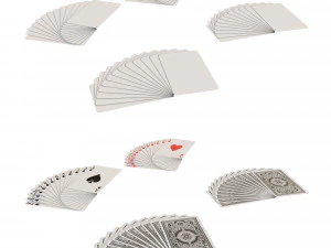 playing cards 3D Model