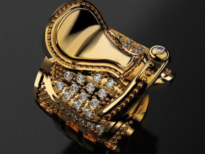 horse saddle ring 3d print model 3D Print Model