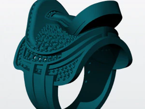 horse saddle ring 3d print model 3D Print Model