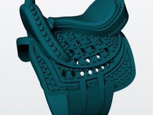 horse saddle ring 3d print model 3D Print Model