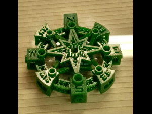 compass rose pendant 3d print model 3D Baskı Modeli