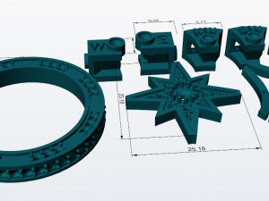 compass rose pendant 3d print model 3D Baskı Modeli