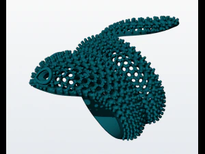 serpent ring with diamonds 3d print model 3D Print Model