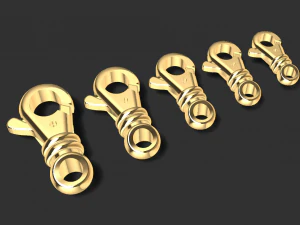 jewelry locks for chains and bracelets 3d print model 3D Print Model