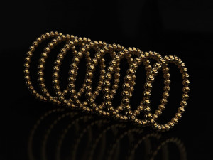 balls ring - 8 sizes 3d print model 3D 打印模型