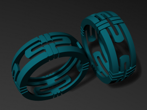 bvlgari ring 3d print model 3D प्रिंट मॉडल