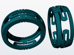 bvlgari ring 3d print model 3D प्रिंट मॉडल