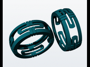 bvlgari ring 3d print model 3D प्रिंट मॉडल