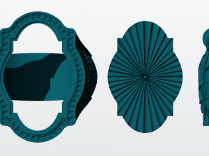 virgin spanish prayer ring 3d print model Modèles 3D en vedette