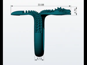 serpent ring 3d print model 3D Print Model