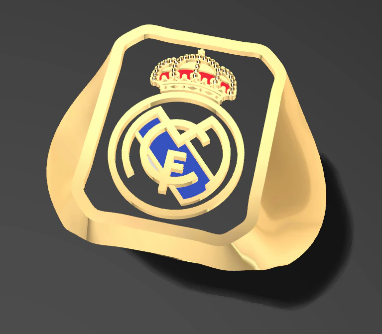 real madrid ring 3d print model 3D Print Model .c4d .max .obj .3ds .fbx .stl .blend