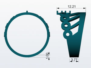 birthday crown ring free 3d print model 3D-printmodel