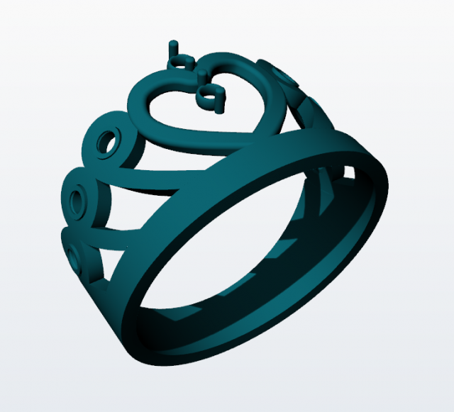 Diamond Ring 3D CAD View - A31010 – JEWELLERY GRAPHICS