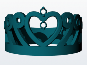 birthday crown ring free 3d print model 3D-printmodel