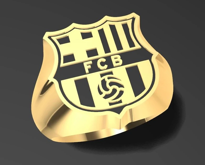 fc barcelona ring 3d print model 3D Print Model .c4d .max .obj .3ds .fbx .stl .blend 