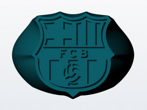 fc barcelona ring 3d print model Modèles 3D en vedette