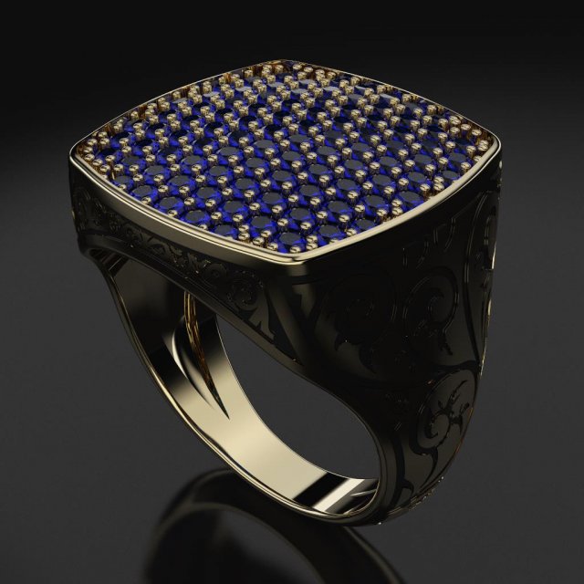atolyestone hand engraved ring for men 3d print model 3Dプリントモデル .c4d .max .obj .3ds .fbx .stl .blend 
