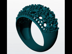 zafiro and diamond rings 3d print model 3D Print Model