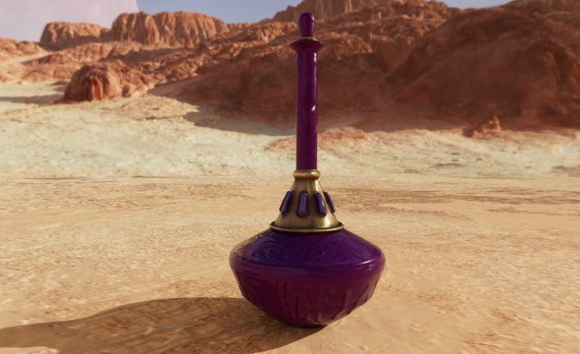 magic poison bottle 01 3D Модель .c4d .max .obj .3ds .fbx .stl .blend 