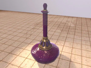 magic poison bottle 01 3D Model