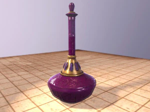magic poison bottle 01 3D Model