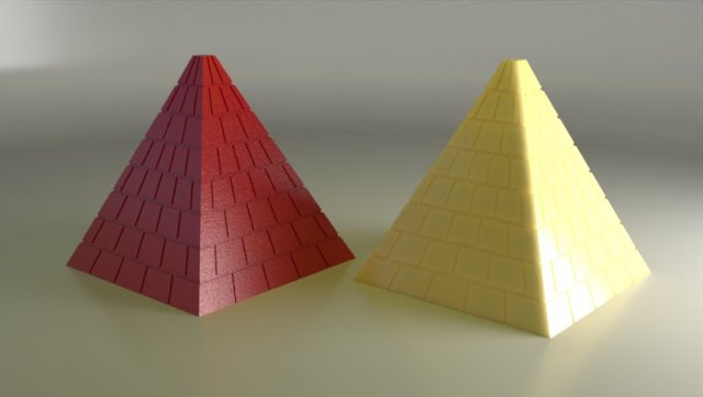 Piramid01 3D Принт Модель .c4d .max .obj .3ds .fbx .stl .blend 