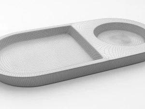 Breakfast Plate 01 3D Print Model