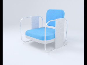armchair by liberi 3D Model